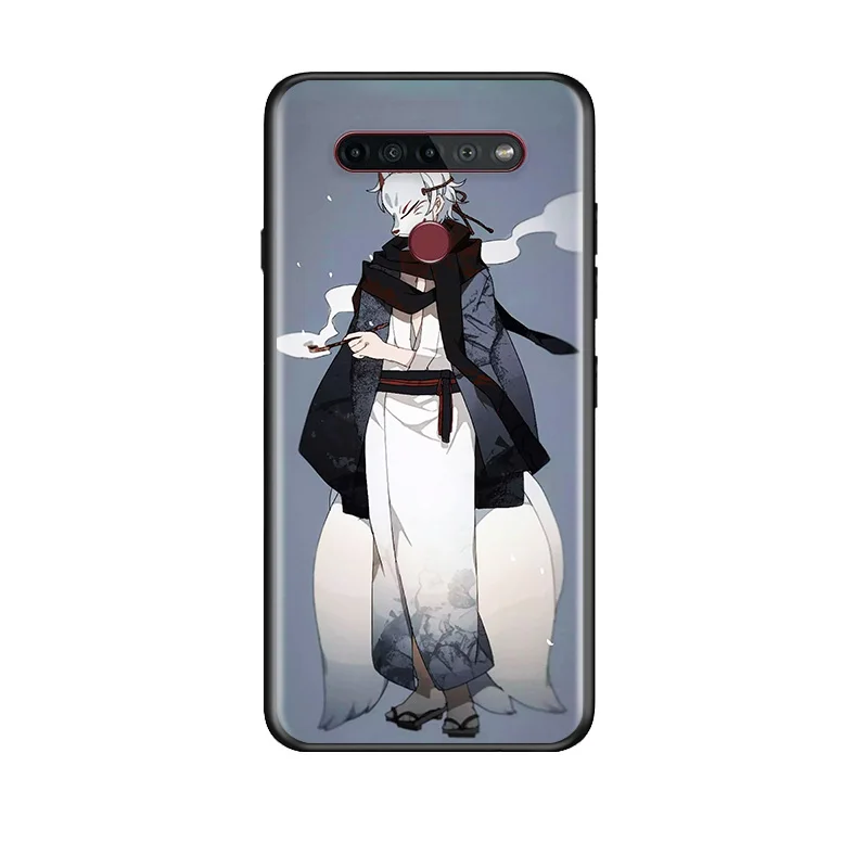 

Anime Hotarubi Fashion For LG G8 V30 V35 V40 V50 V60 Q60 K40S K50S K41S K51S K61 K71 K22 ThinQ 5G TPU Silicone Black Phone Case