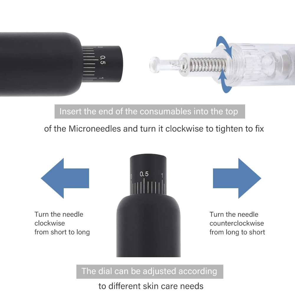 Ручка Дерма электрическая Беспроводная для мезотерапии микро ручка снятия