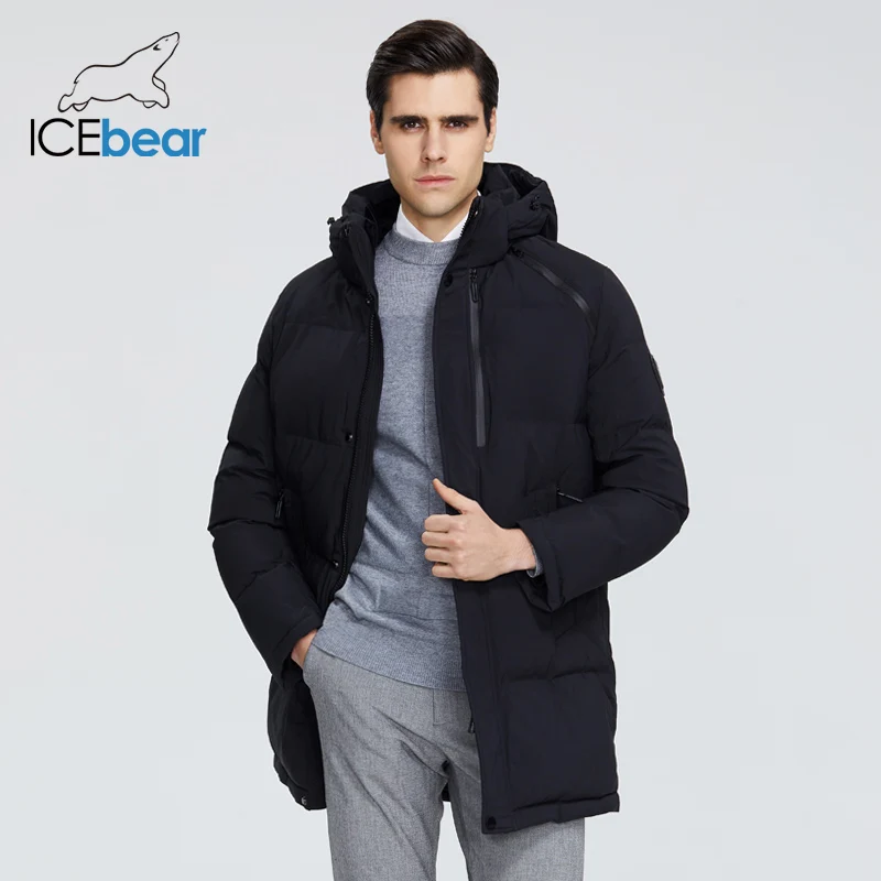 Мужская куртка ICEbear зимняя брендовая одежда mwd1996 2019|Мужские парки| |