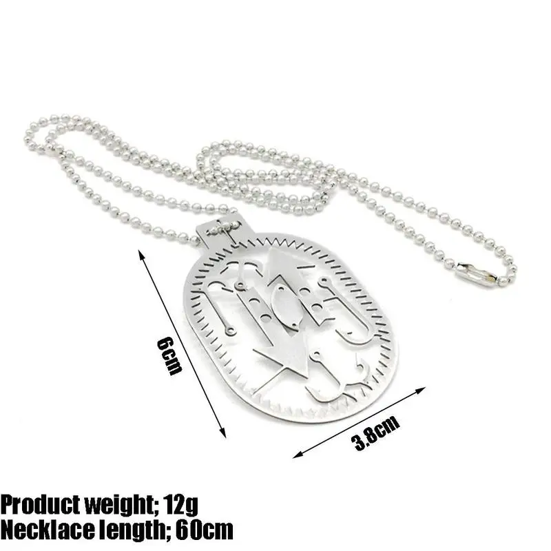 

Fishing hook card necklace card fishing field equipment carbon crank steel accessories hook fishing outdoor fishing hook do U3U3