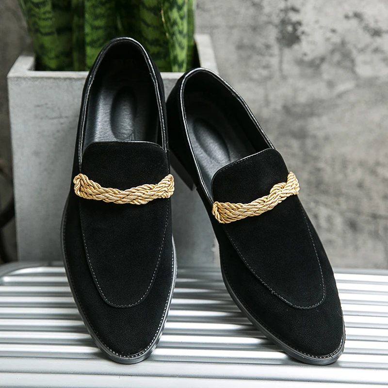 

2021 New Fashion Men Casual Shoes Slip on High Quality Male Design Loafers Flats Shoes Social Plus Size 38-48 Men Dress Loafers