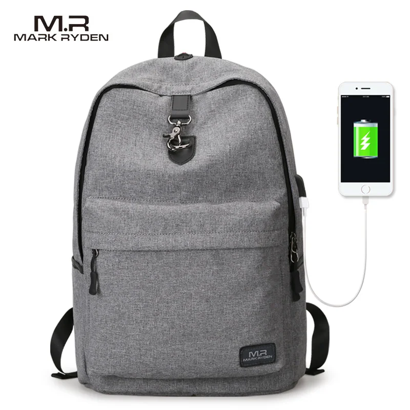 Рюкзак Mark Ryden мужской с USB разъемом дизайнерский ранец для работы и отдыха на