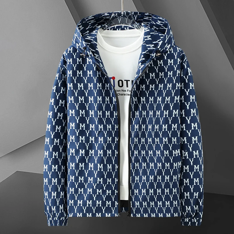 Мужская куртка-бомбер с капюшоном размеры до 4XL-10XL | одежда