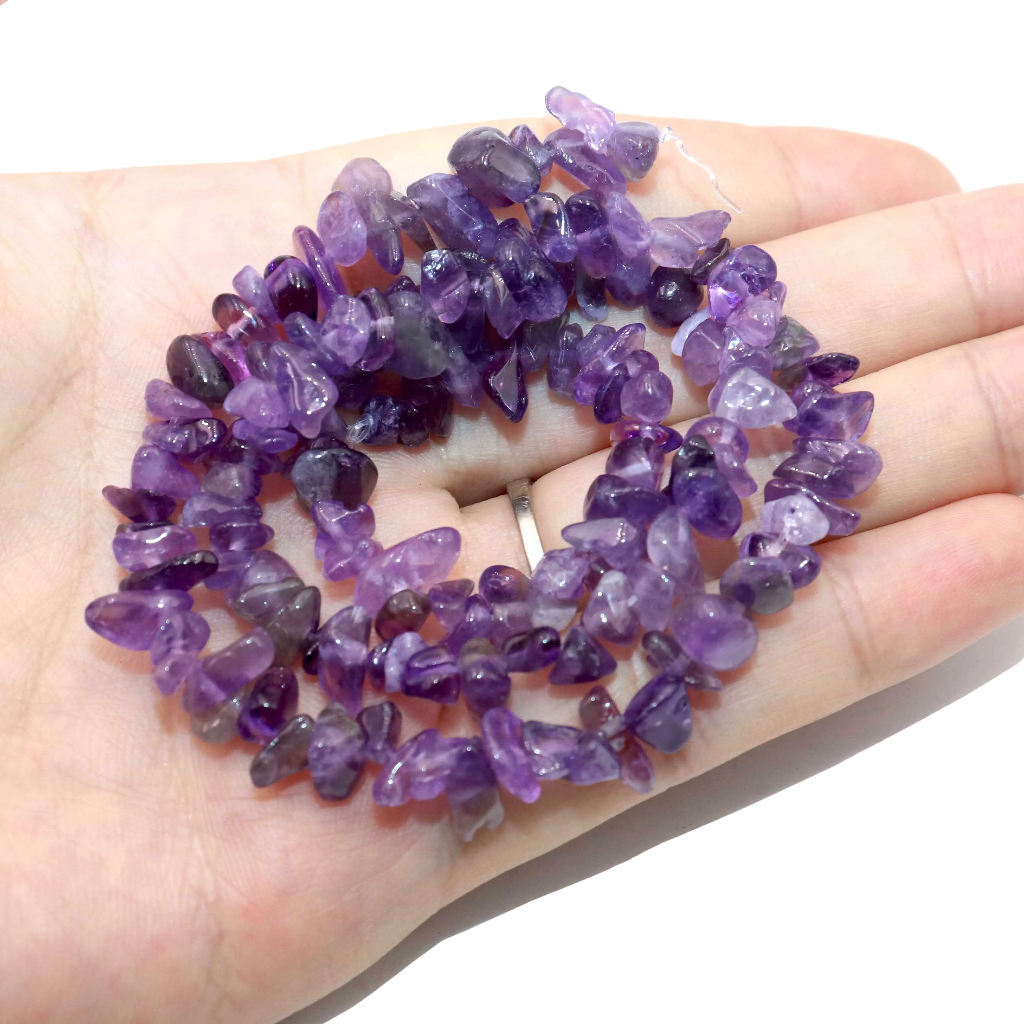 Natural Stone Irregular Freeform Chip Gravel Amazonite Agates Amethysts Jades Beads For Jewelry Making Diy Necklace Bracelet |