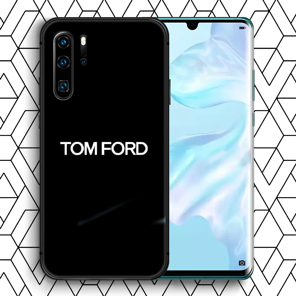 

Cosmetic luxury brand Phone Case For Huawei P Mate Smart 10 20 30 40 Lite Z 2019 Pro Black Funda Trend Prime Fashion Coque Tpu