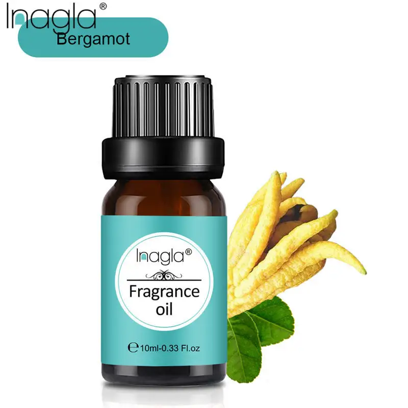 Inagla Bergamot ароматические эфирные масла 10 мл чистое растительное фруктовое масло