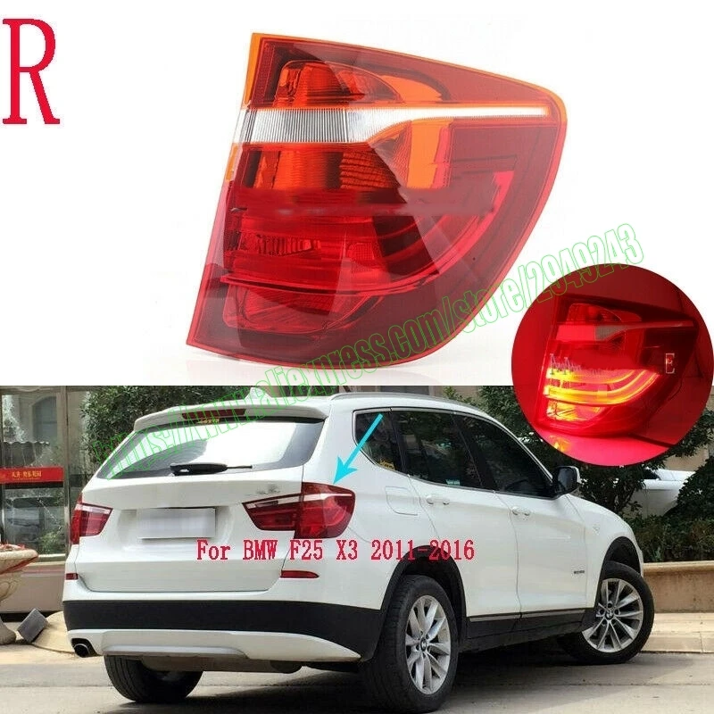 Автомобильные аксессуары светодиодный правая внешняя хвост светильник для BMW F25