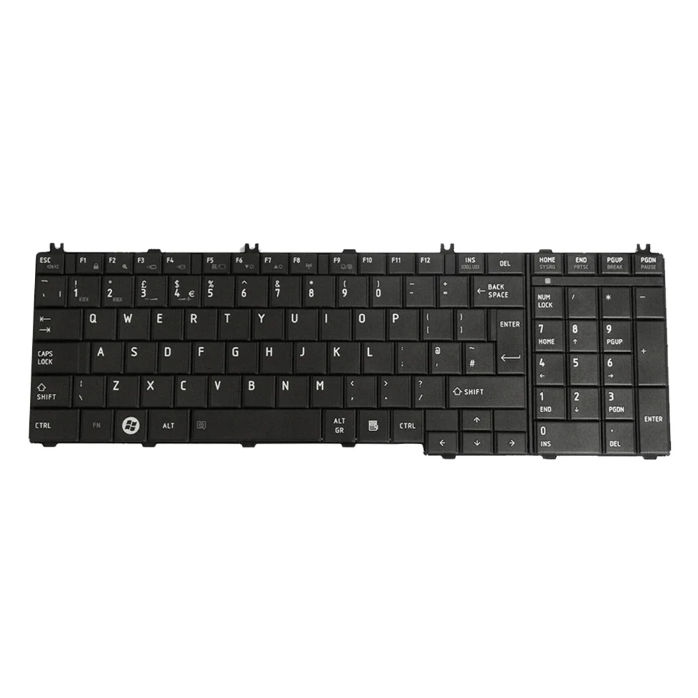 Сменная английская клавиатура для Toshiba C650 L650D L660 L655 L650 C655 черная ноутбука clavier azerty