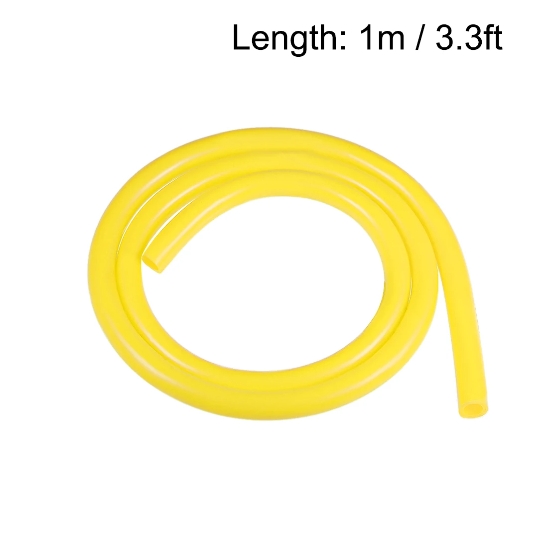

uxcell 1Pcs Silicone Tubing, 5/16"(8mm) ID x 1/2"(12mm) OD 3.3ft Rubber Tube Air Hose Water Pipe for Pump Transfer, Yellow