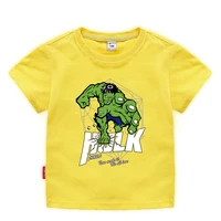 marvel new childrens clothing cotton high quality hulk childrens summer short sleeved t shirt boys shirt clothes