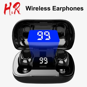 Bluetooth Headset Wireless Earphones Stereo in-Ear Portable Audio Video Equipment Sports Waterproof Earbuds Headsets With Mic