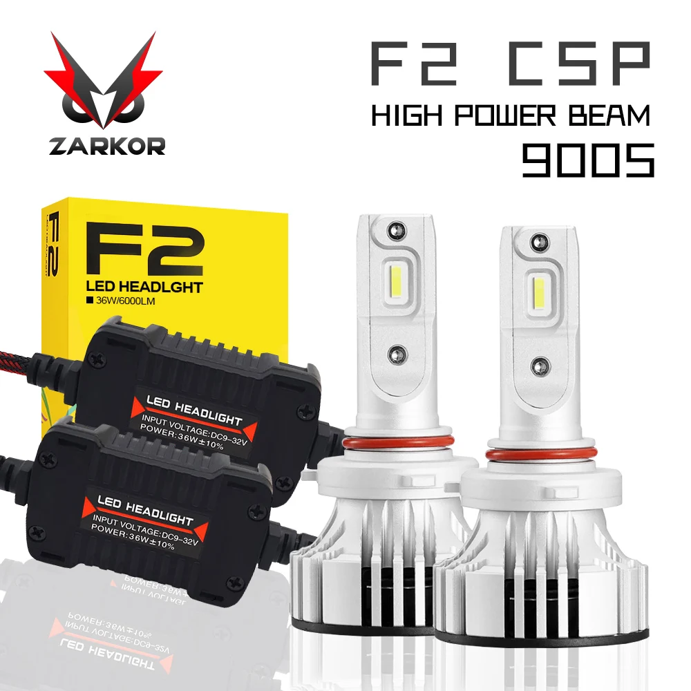 Zarkor 72 Вт 12000LM F2 H4 светодиодный автомобильный головной светильник s лампа H7 H8 H9 H11 H13