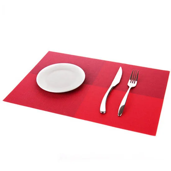 

Placemats PVC Table Mat Block Dining Disc Pads Coasters Mantel Napperon 30*45cm placemats for table dinning table decoration