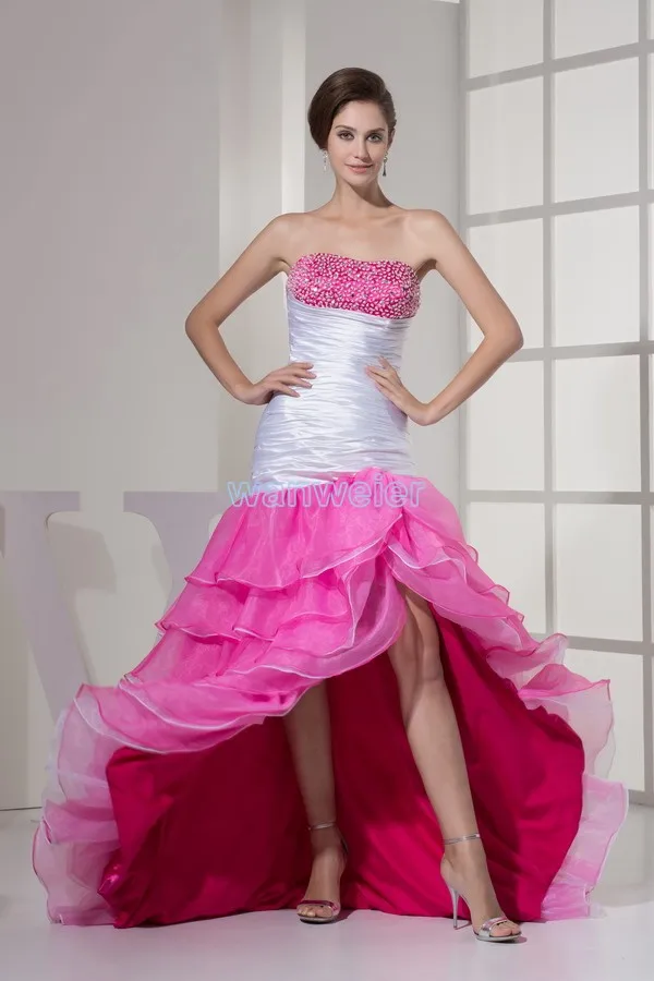 

free shipping 2014 new design rhinestone custom size/color one shoulder train crystal beading hot seller sexy long prom dresses