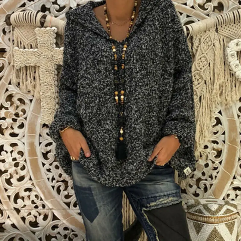 Серый толстый свитер женская зимняя пушистая куртка флисовая Меховая Верхняя