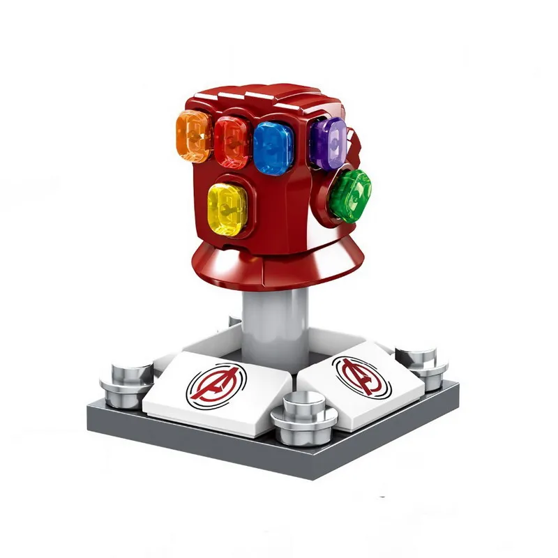 Конструктор Человек паук ящерица человек Рино жонгернаут танос модель фигурки