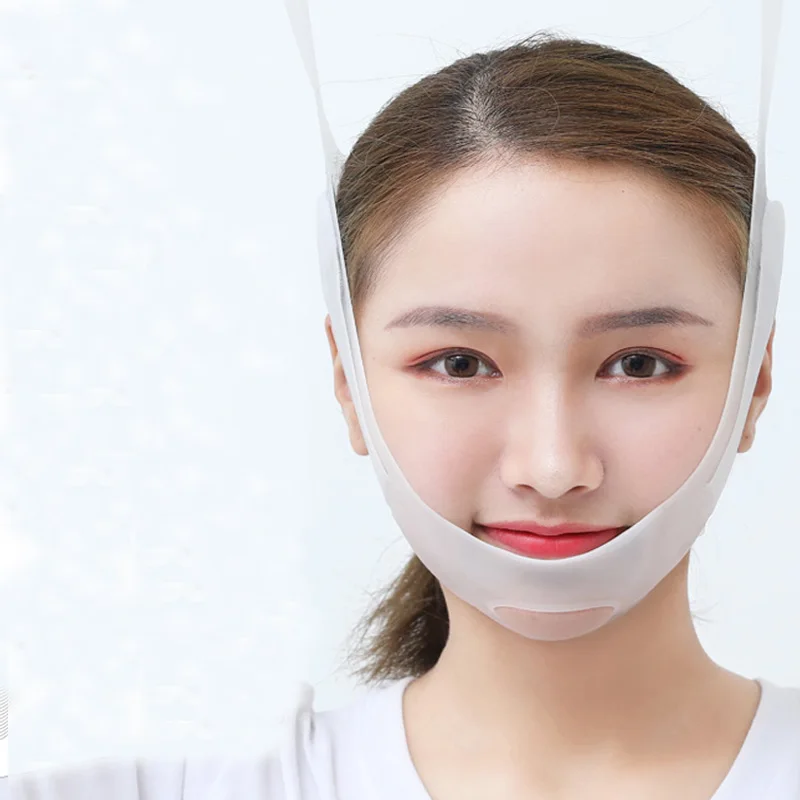 Пояс для подтяжки лица с V образным вырезом повязка похудения подтяжка тонкого