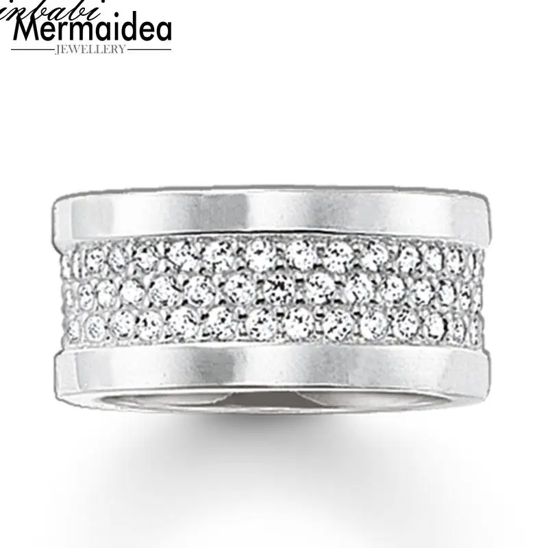 Свадебное кольцо с белым покрытием модное посеребренное для женщин модные