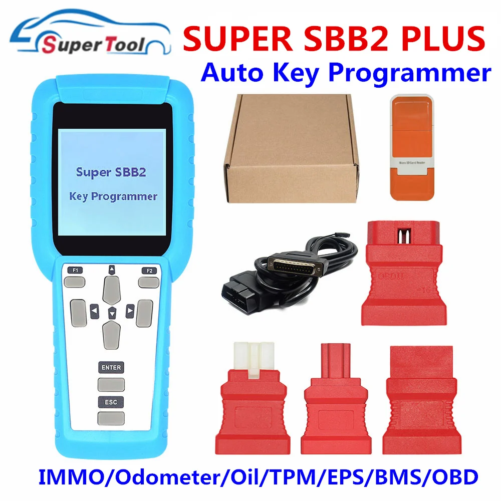 Супер SBB2 автомобильный программатор ключей Ручной сканер SBB 2 IMMO/одометр/TPMS/EPS/BMS