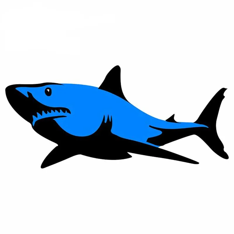 

Hand Drawn Cartoon Fish Personality Car Sticker Lovely Fine Decal Fashion PVC Motorcycle Decoration Sunscreen Decals 13*6cm