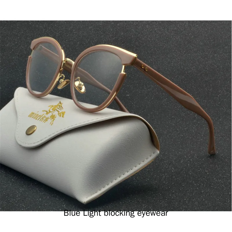 Fashion Brand Design 2020 New Custom Computer Optical Eyeglasses Women Blue Light Blocking Glasses Goggles UV400 with Box NX | Аксессуары