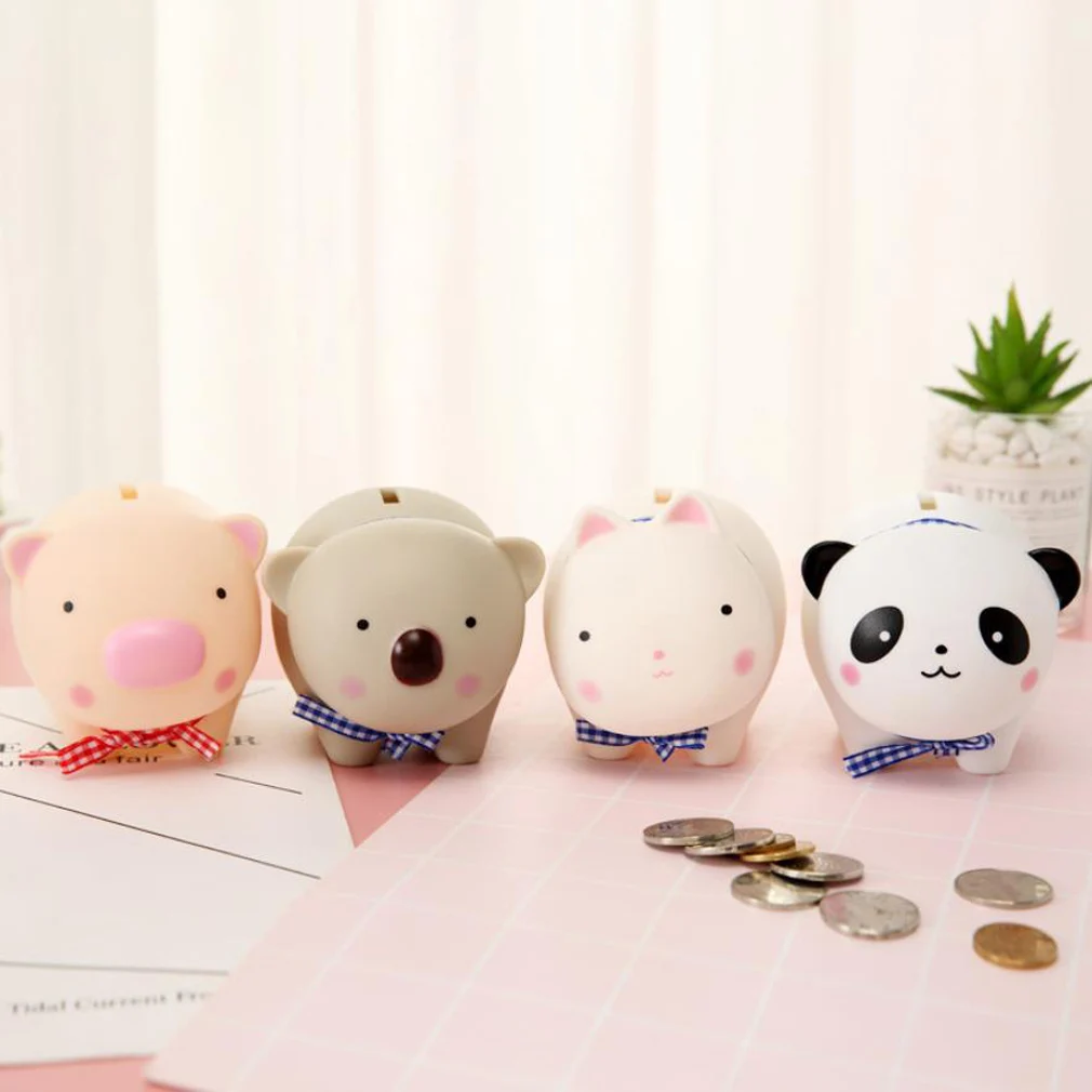 Милая Копилка в виде животного копилка бытовая коробка для денег экономии детей