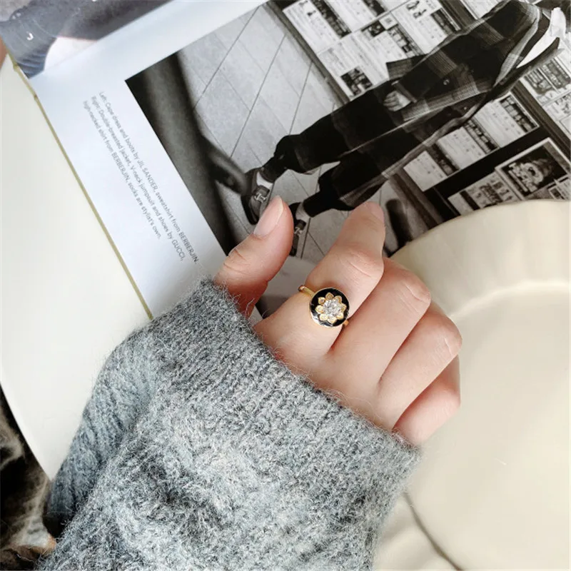 RUIYI реальные 925 стерлингового серебра новый симпатичный минималистский 18K золото