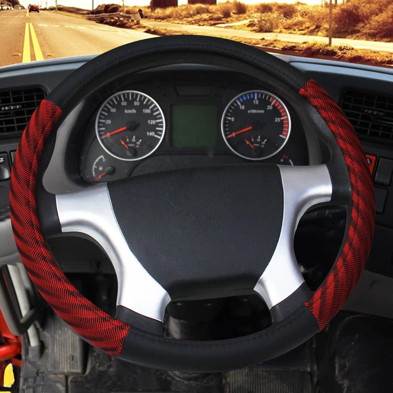Грузовик дышащий авто чехол рулевого колеса автомобиля для 36 38 40 42 45 47 50 см