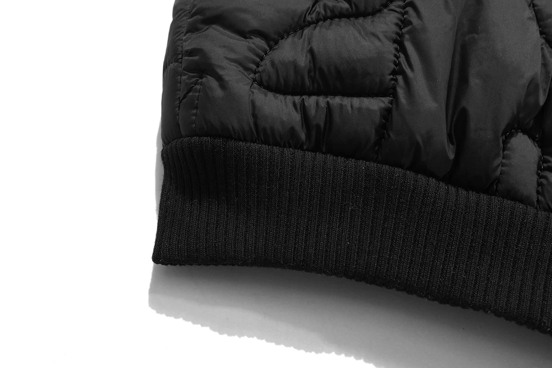 ATSUNNY Solid Color Thicken Parkas American Retro Street Liner Hooded Jacket Couple Thicken Autumn and Winter Coat Streetwear