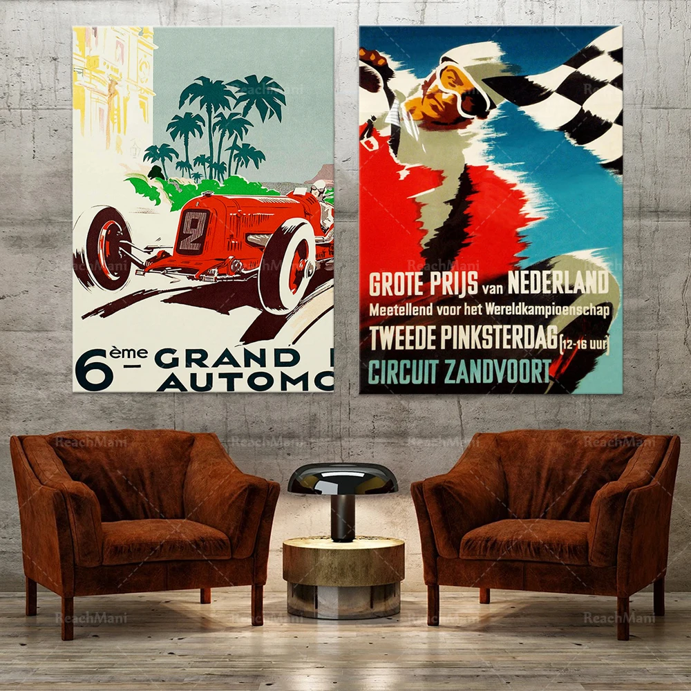 Печать на холсте ReachMani Geo Ham Monaco Avril 1934