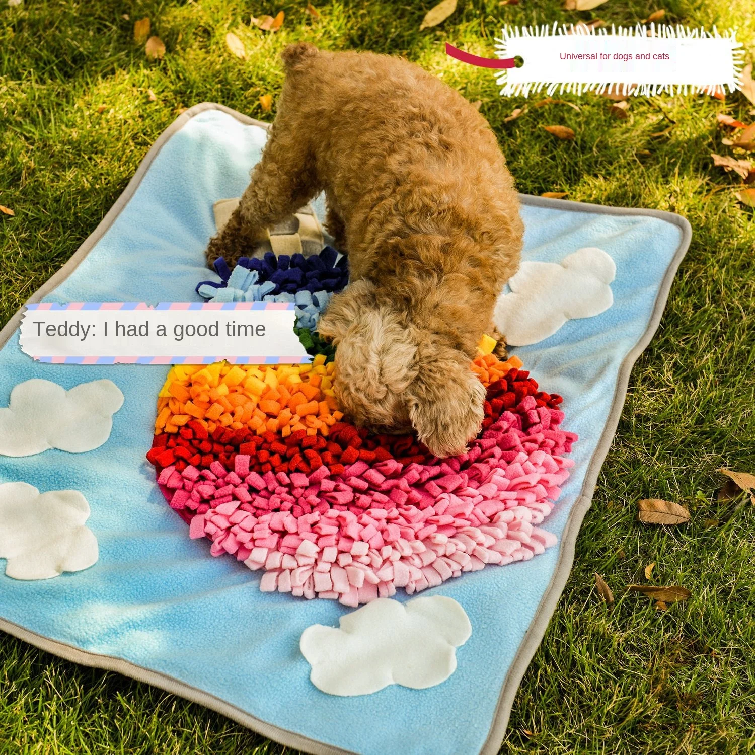 Собака нюхательный коврик для домашних животных обучение Одеяло съемная