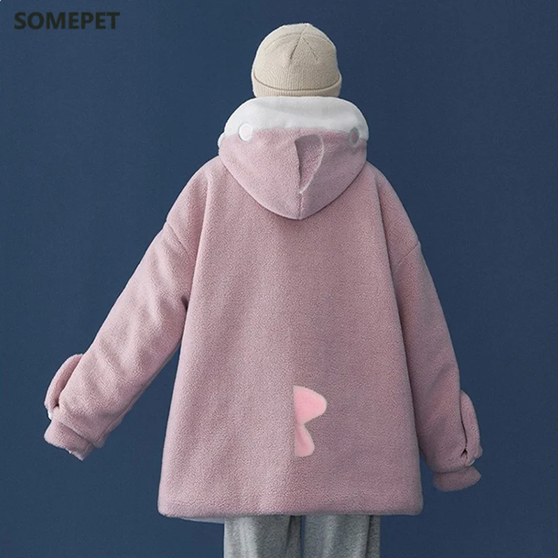 Рождество 2021 толстовка большого размера одежда для пары куртка оверсайз из