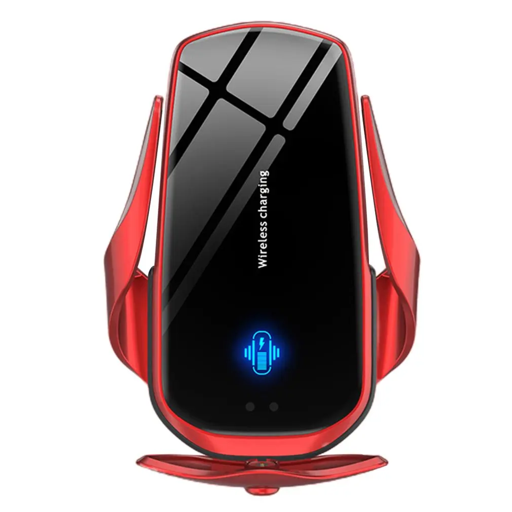 

F3 Automatic 15W Car Wireless Charger for iPhone 12 11 XS XR X 8 Samsung S20 S10 Magnetic USB Infrared Sensor Phone Holder Mount