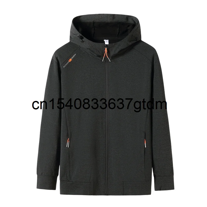 

Сезон весна; Новинка; Мужская полнит размера плюс для активного отдыха и развлечений куртка с капюшоном мужская жира тонкое пальто