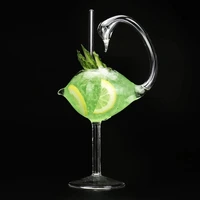 high borosilicate glass cartoon swan personality shape bird cup creative net red photo cocktail glass
