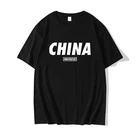 Модная уличная одежда в китайском стиле с надписью для женщин и мужчин, свободная Студенческая одежда, женские топы, футболки, Ранняя женская летняя одежда с коротким рукавом