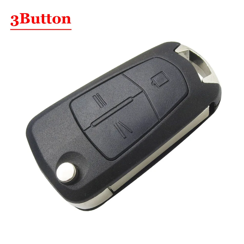 Раскладной ключ с 2 кнопками/3 кнопками для Vauxhall Opel Vectra C Signum Auto чипом HU100 433 МГц