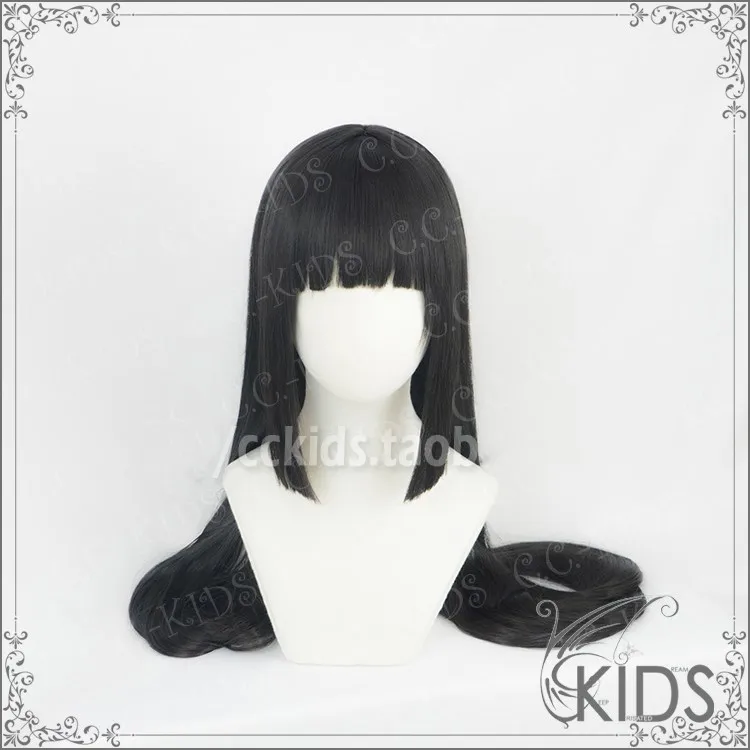 Jabami Yumeko черные прямые парики из искусственных волос Косплэй 100 см волосяной