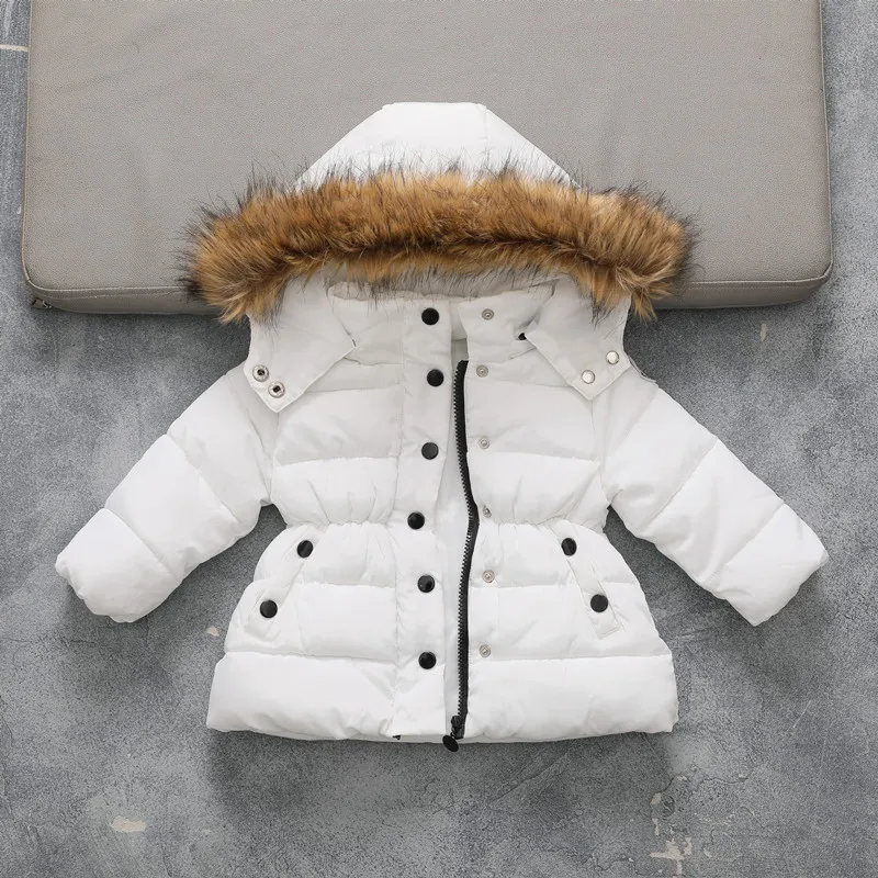 

Qunq Kids Thick Jackets Cotton-padded Fall Winter Children Outwear Parkas for Boys 1 2 3 4 5 6 7 Year Baby Toddler Girls Coats