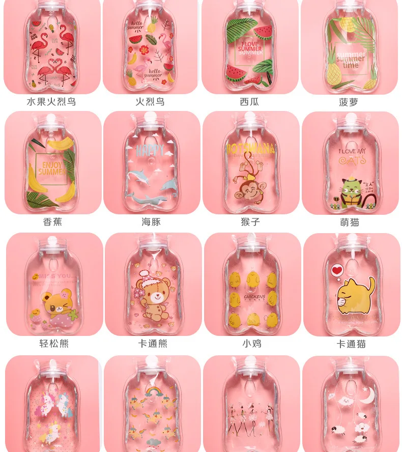 Новая прозрачная бутылка для горячей воды из ПВХ с высокой плотностью мини