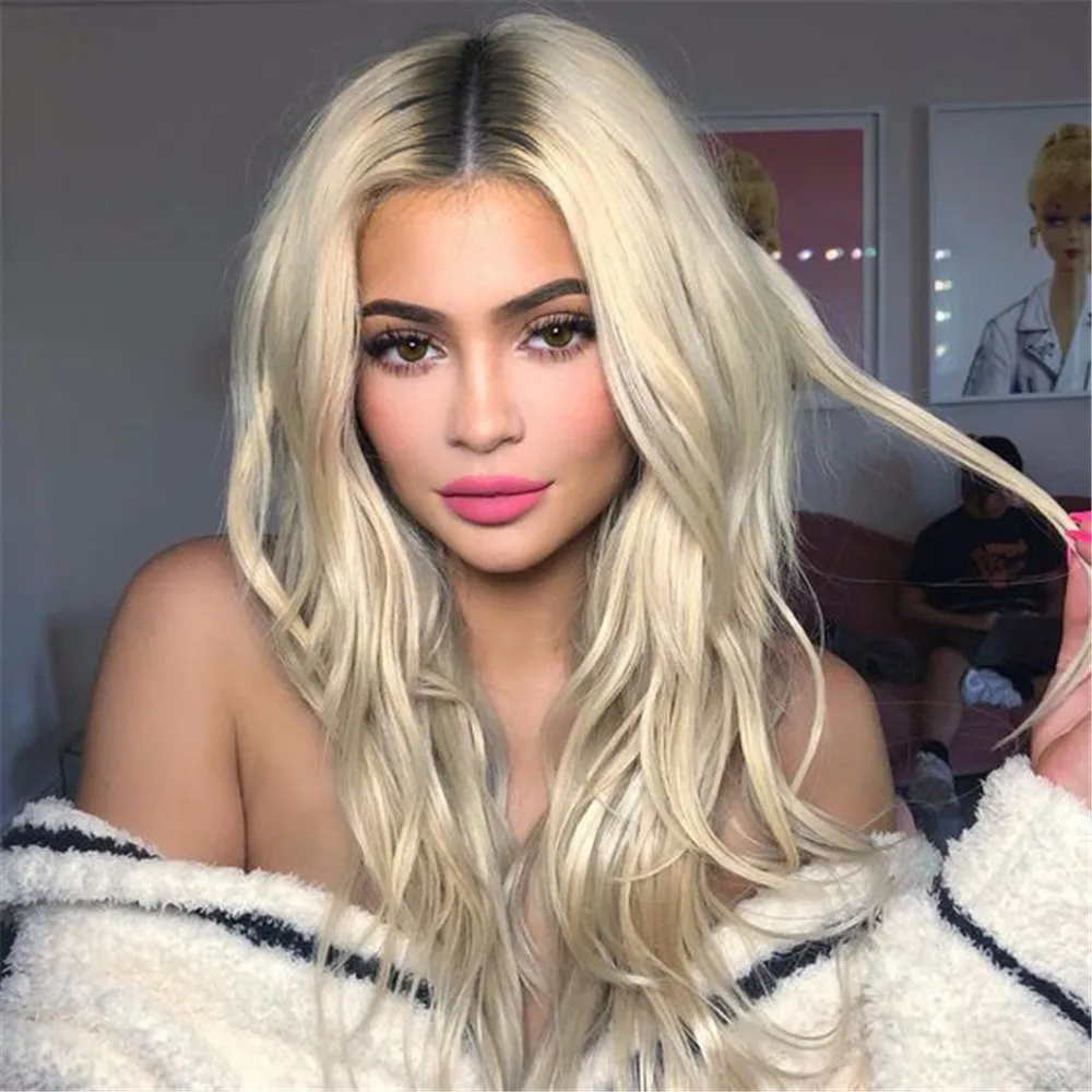 120 плотность моно Полное Кружево Омбре светлые еврейские волосы Toppers Для женщин