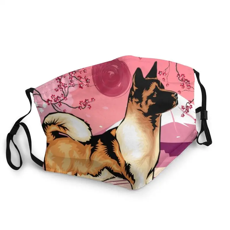 

Акита собака маска против дымки пыле японские «Лисья Секретная служба» (Inu щенок маска для лица Защитная крышка респиратор для взрослых Рот-...