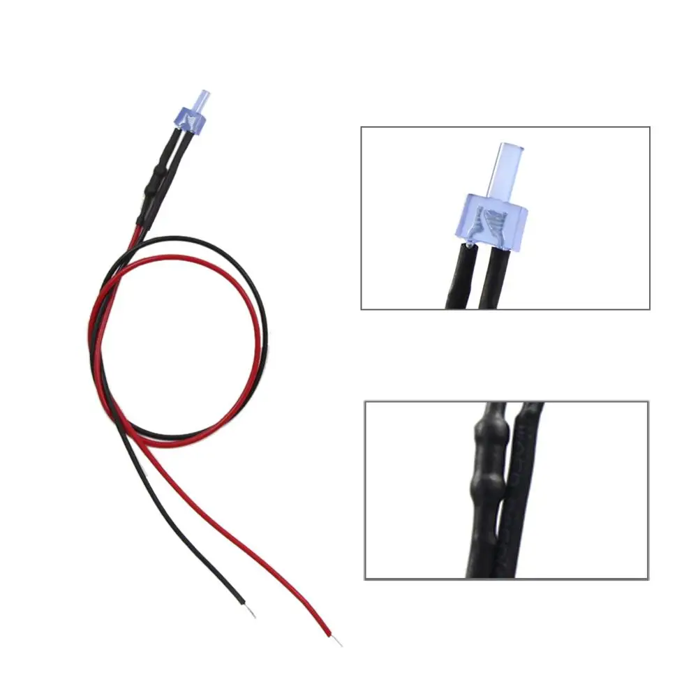 L1220DB 20 шт предварительно подключенный 2 мм Рассеянный синий светодиодный