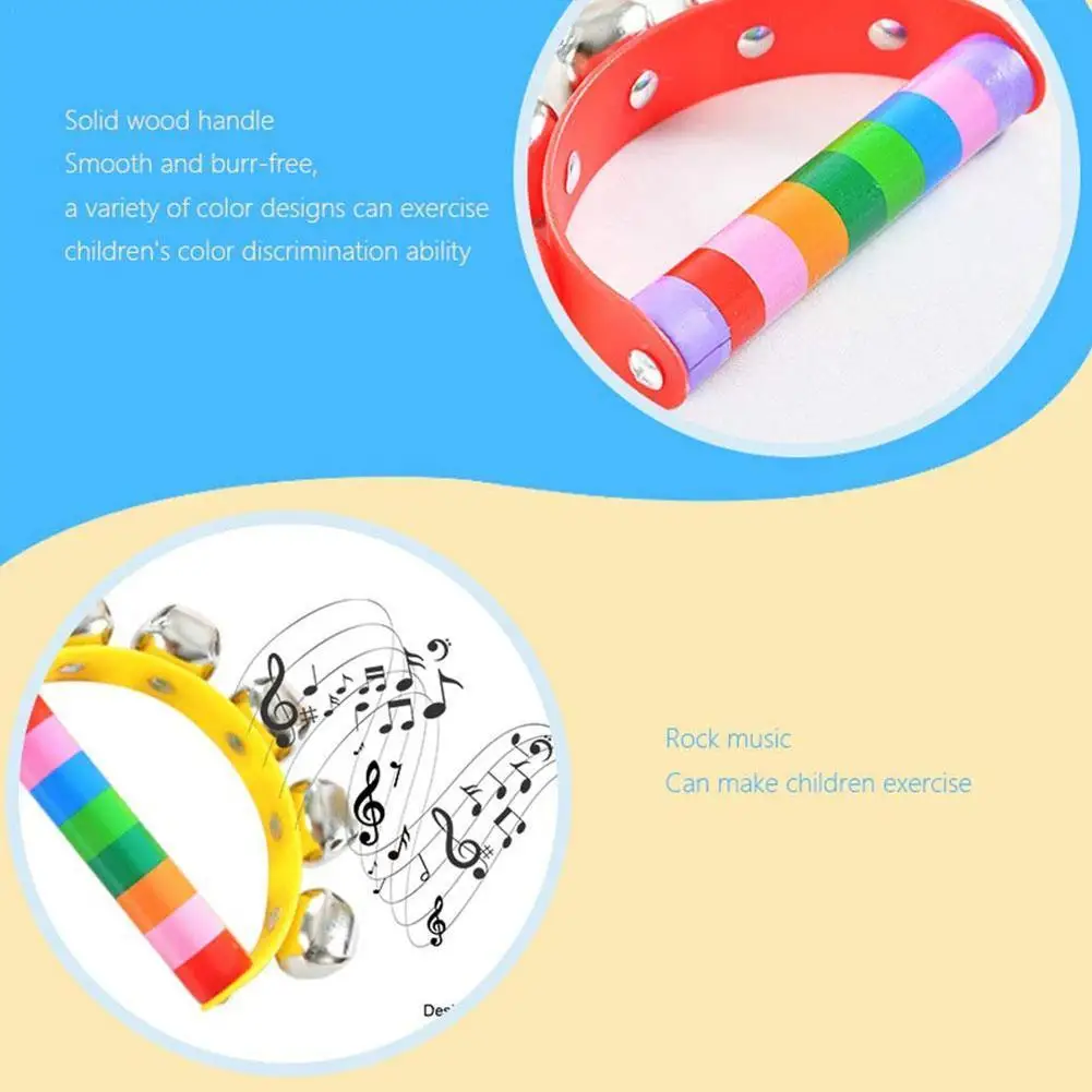 

Kindergarten Educational Toy Color Handbell Semicircle M2P2
