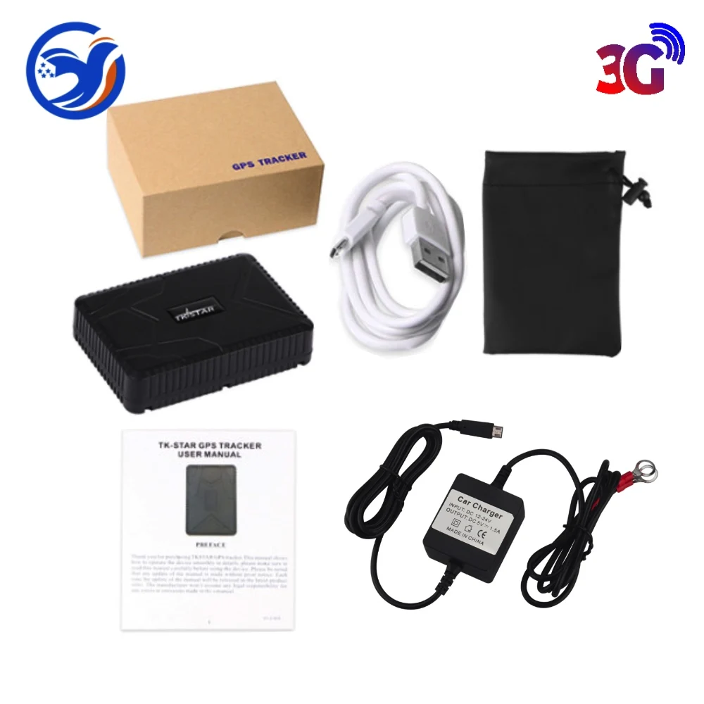 3G Has Box Charger 3g 2G автомобильный трекер установка gps устройство слежения TK915-3g сильный магнит 10000 мАч 180 дней в режиме ожидания localizador gps - Цвет: 3G Has Box Charger