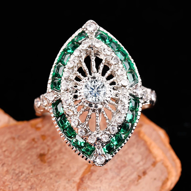 Винтажные кольца в стиле бохо с кристаллами циркония для женщин подарок