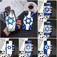 beautiful greenisrael flag phone case matte transparent for iphone 7 8 11 12 s mini pro x xs xr max plus cover funda