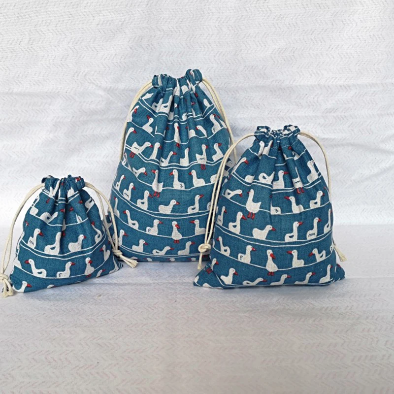 Переносная сумка тоут на шнурке одежда носки обувь нижнее белье для хранения