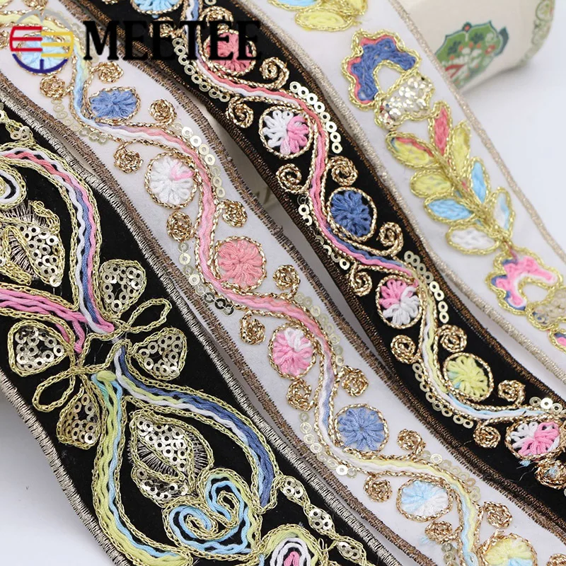 Лента кружевная декоративная в стиле ретро 5 ярдов (4 м)|Тесьма| |