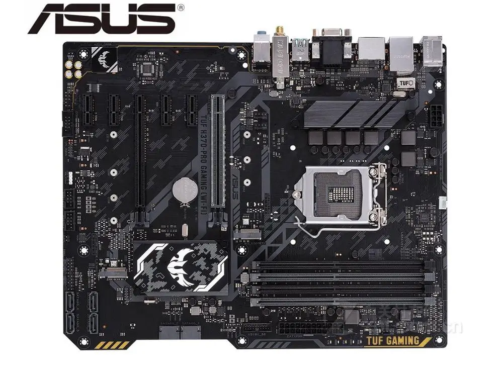 

Desktop motherboard Asus TUF H370-PRO GAMING (WI-FI) LGA 1151 DDR4 USB 3.1 used MAINBOARD